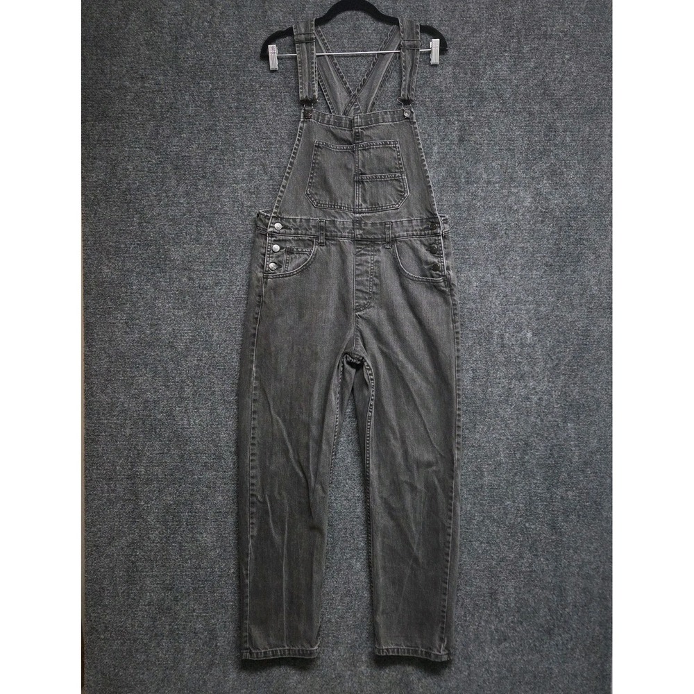 Free People We The Free Ziggy Denim Overalls Womens Small Bib Straight Leg